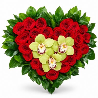 Srdce a orchidey